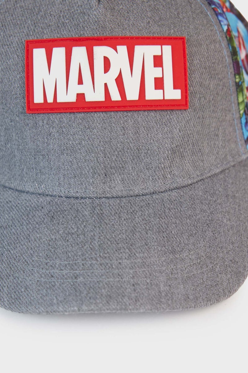 DeFacto Grey Boy Boy Marvel Avengers Print Cap Casual - Image 4